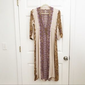 Free People maxi boho dress